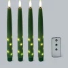 Stabkerzen mit LED-Draht, 4tlg.