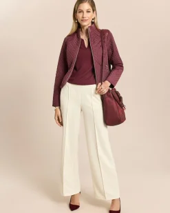 Steppjacke im Bikerstil