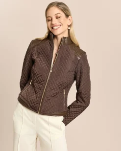 Steppjacke im Bikerstil