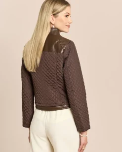 Steppjacke im Bikerstil