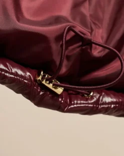 Steppjacke in Lackoptik