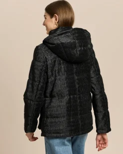 Steppjacke in Plissee-Optik