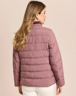 Steppjacke mit abnehmbarem Webpelz