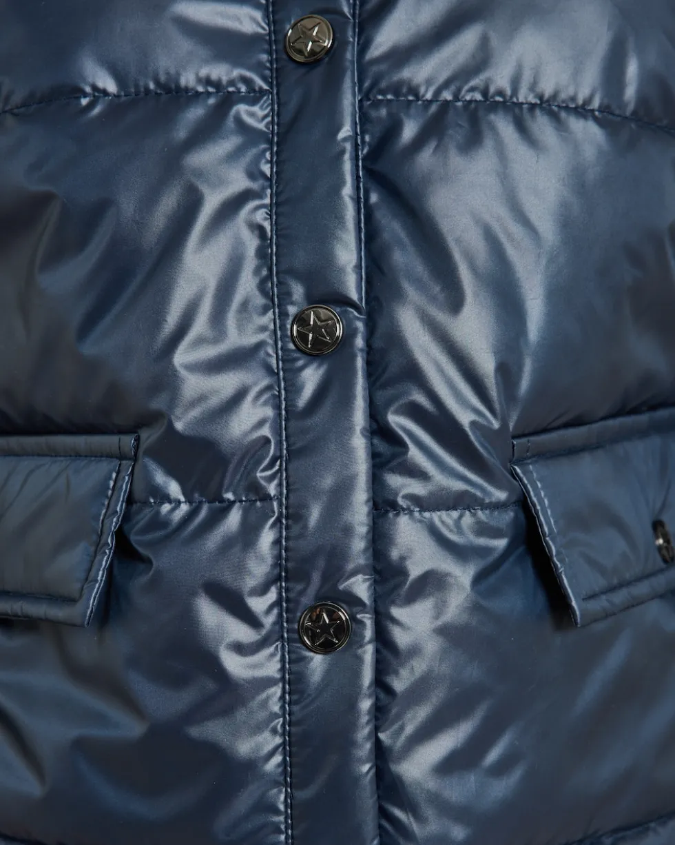 Steppjacke mit Druckknöpfen