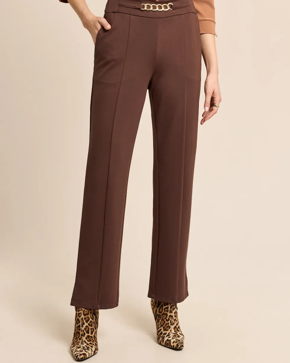 Straight Hose aus Ponte mit Dekoelement