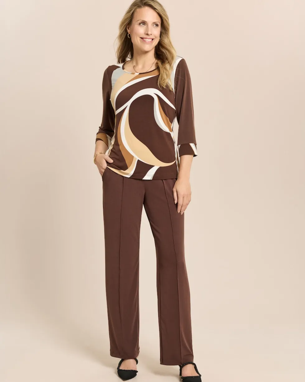 Straight Hose mit Biese und Elastikbund