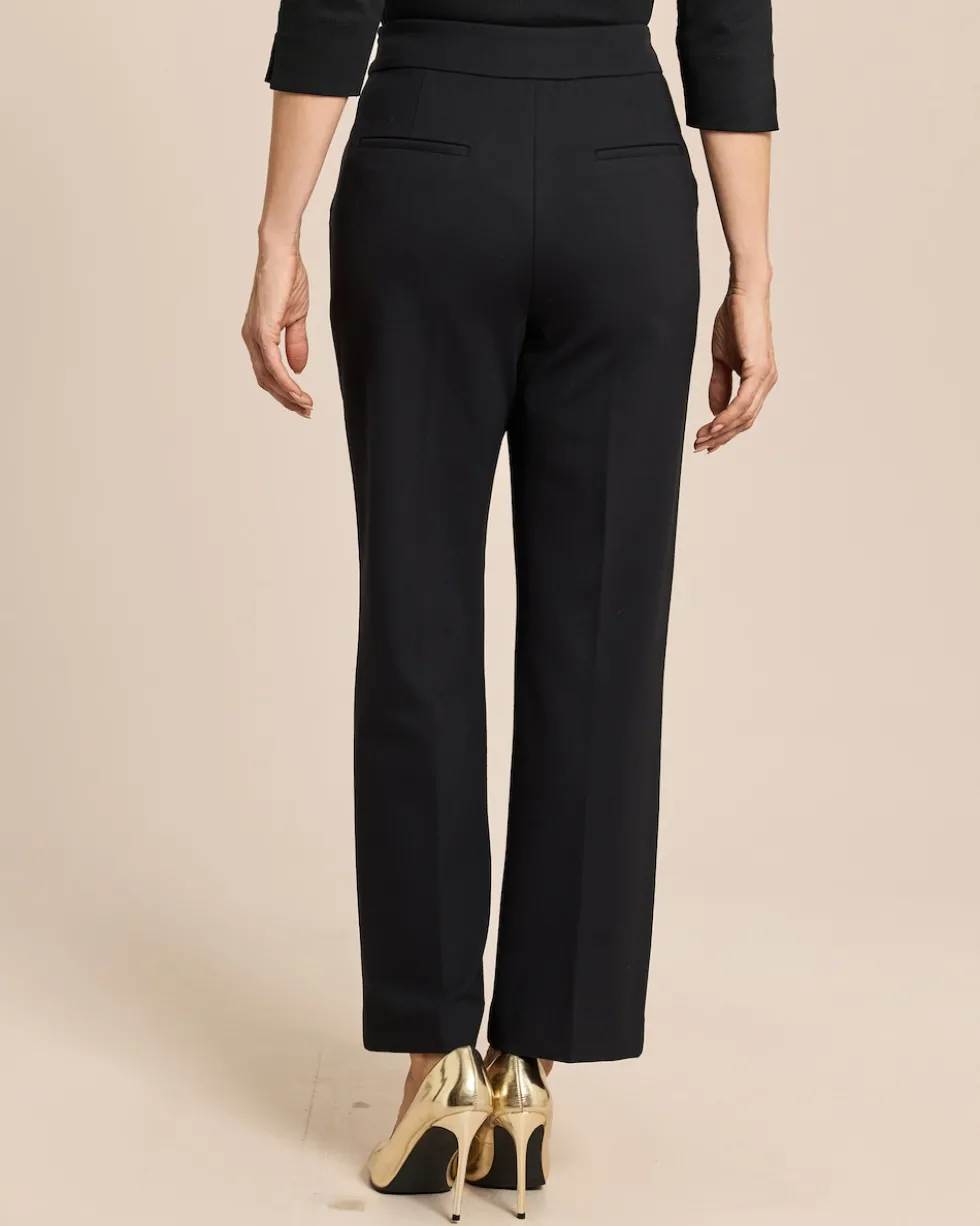 Straight-Hose mit Kettendekoration und Charm