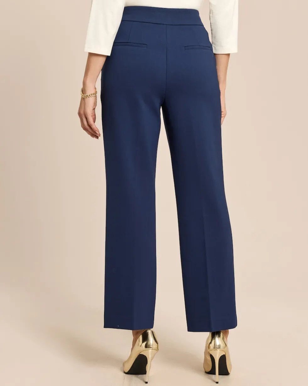 Straight-Hose mit Kettendekoration und Charm