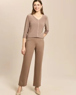 Straight Hose Ponte 5-Pocket-Optik