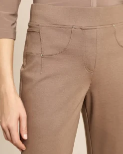 Straight Hose Ponte 5-Pocket-Optik