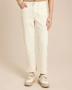 Straight Leg Cropped Jeans