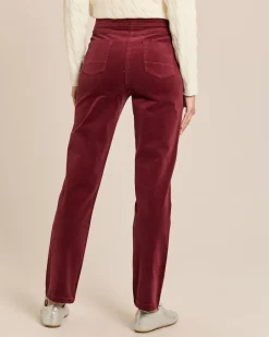 Straight Leg Hose aus Babycord