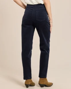 Straight Leg Hose aus Babycord