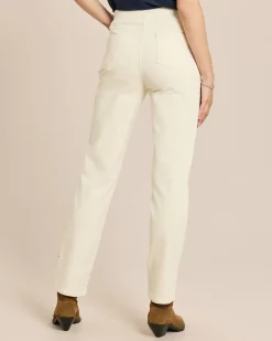 Straight Leg Hose aus Babycord