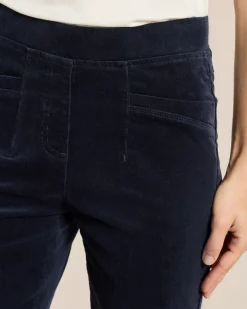 Straight Leg Hose aus Babycord