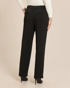 Straight Leg Hose mit Knöpfen