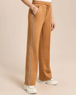 Straight Leg Hose mit Kontraststreifen