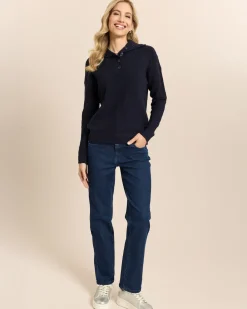 Straight Leg Jeans mit LOVE Detail