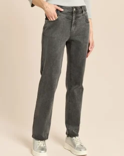 Straight Leg Jeans mit LOVE Detail