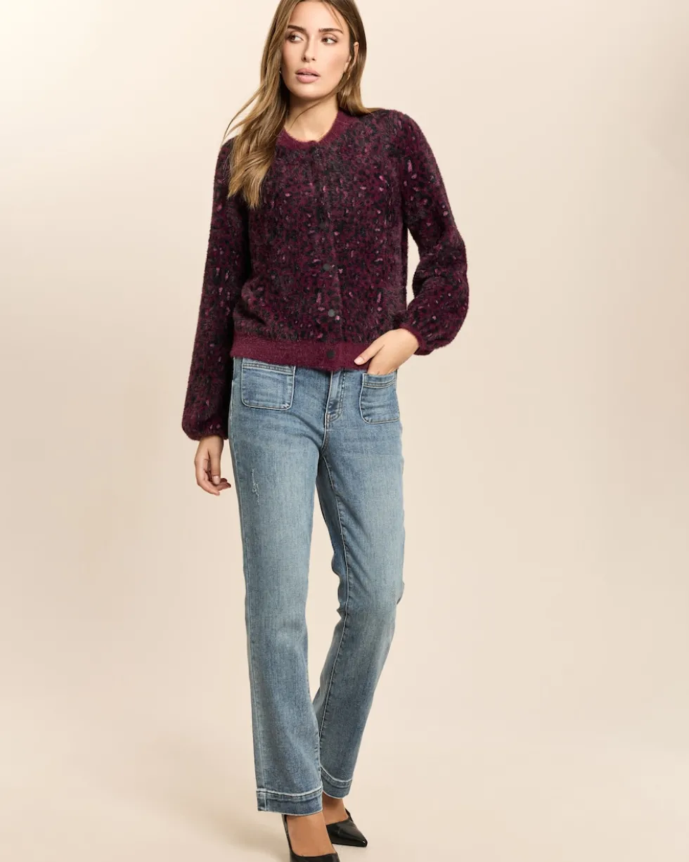 Straight Leg Jeans mit Taschen