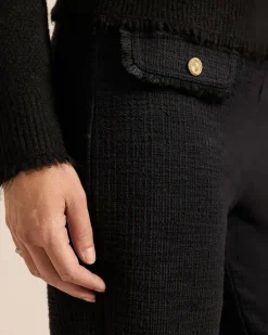 Straight Leg Schlupfhose verkürzt