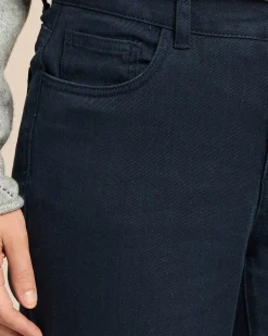 Straight Leg Twillhose mit Lyocell