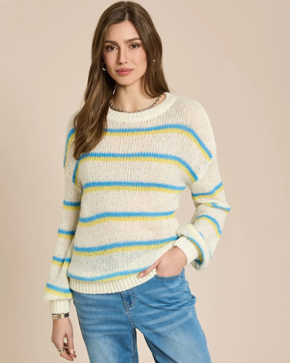 Streifenpullover