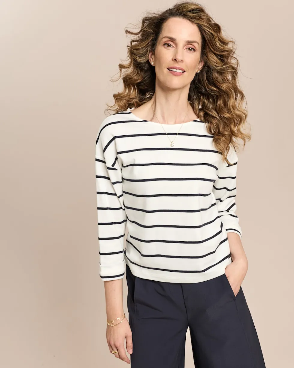 Streifenshirt aus Baumwolle