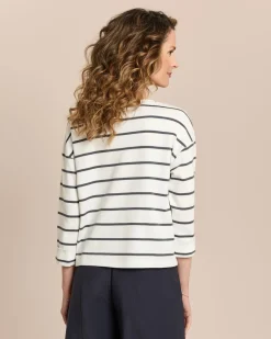 Streifenshirt aus Baumwolle