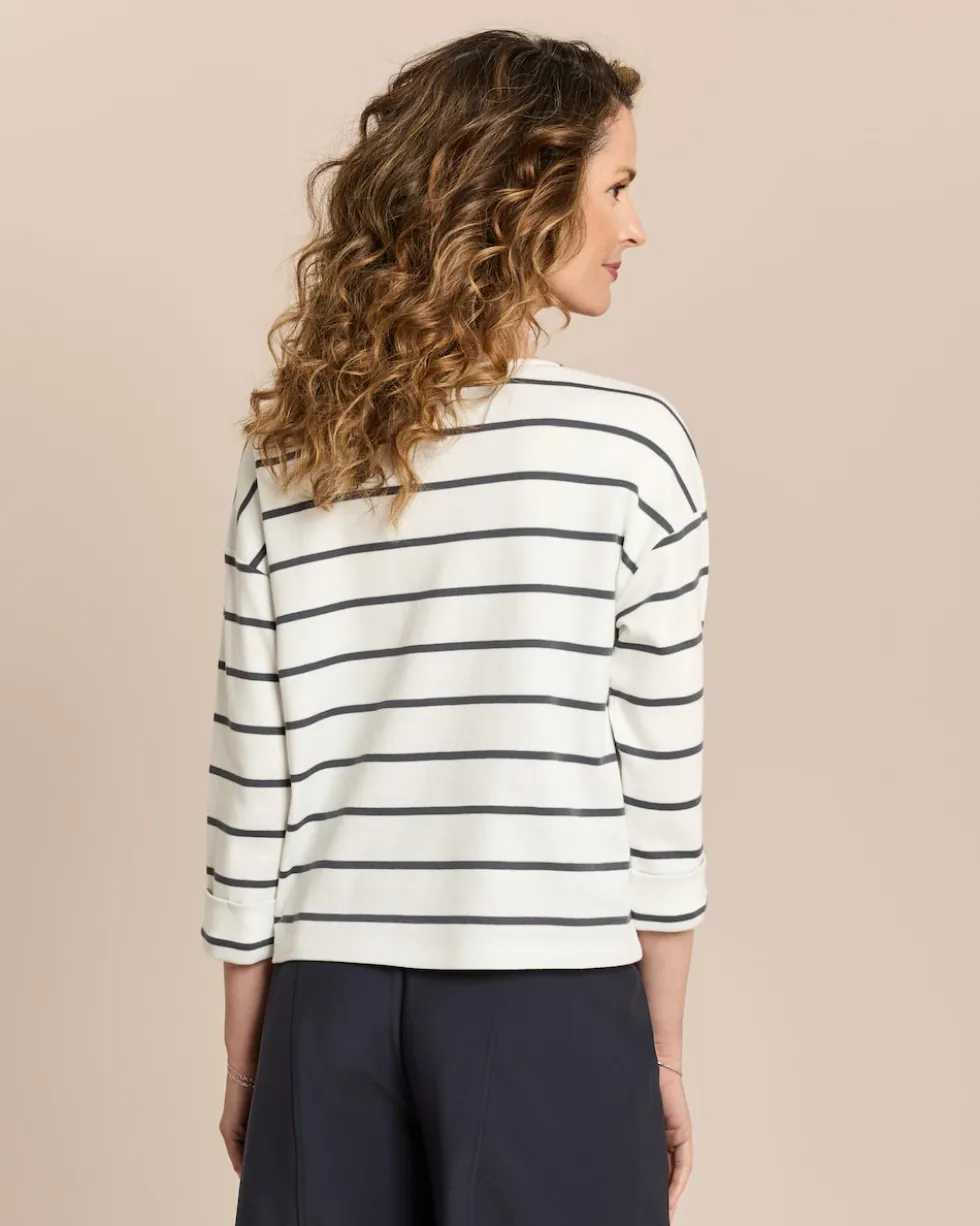 Streifenshirt aus Baumwolle