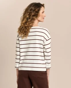 Streifenshirt aus Baumwolle