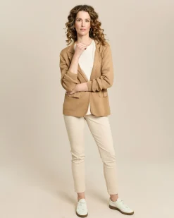 Strickblazer mit Revers