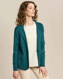 Strickblazer mit Revers