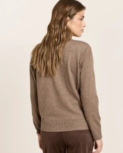 Strickcardigan mit Stehkragen