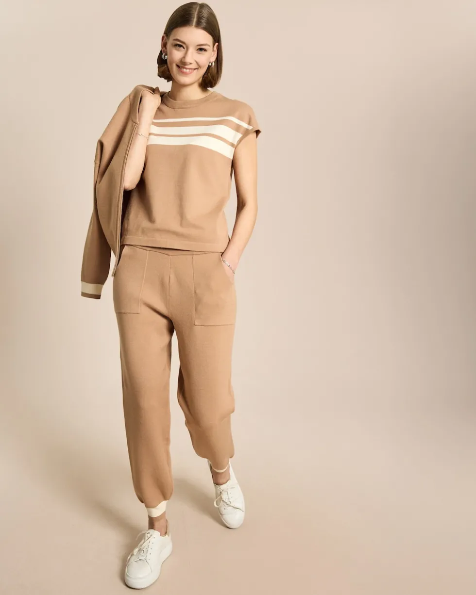 Strickhose mit Farbdetail