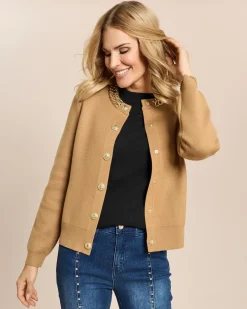Strickjacke mit Kettendeko