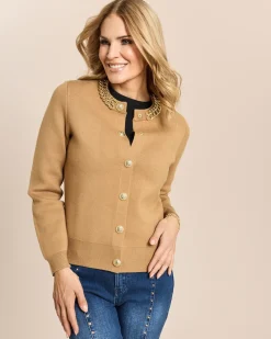 Strickjacke mit Kettendeko