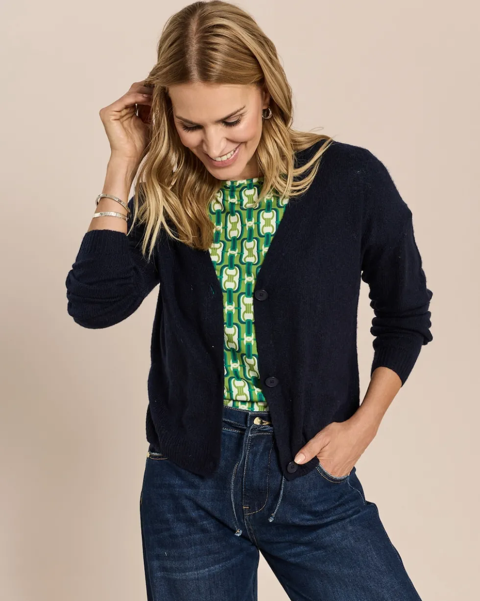 Strickjacke mit Knopfleiste