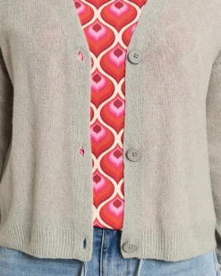 Strickjacke mit Knopfleiste