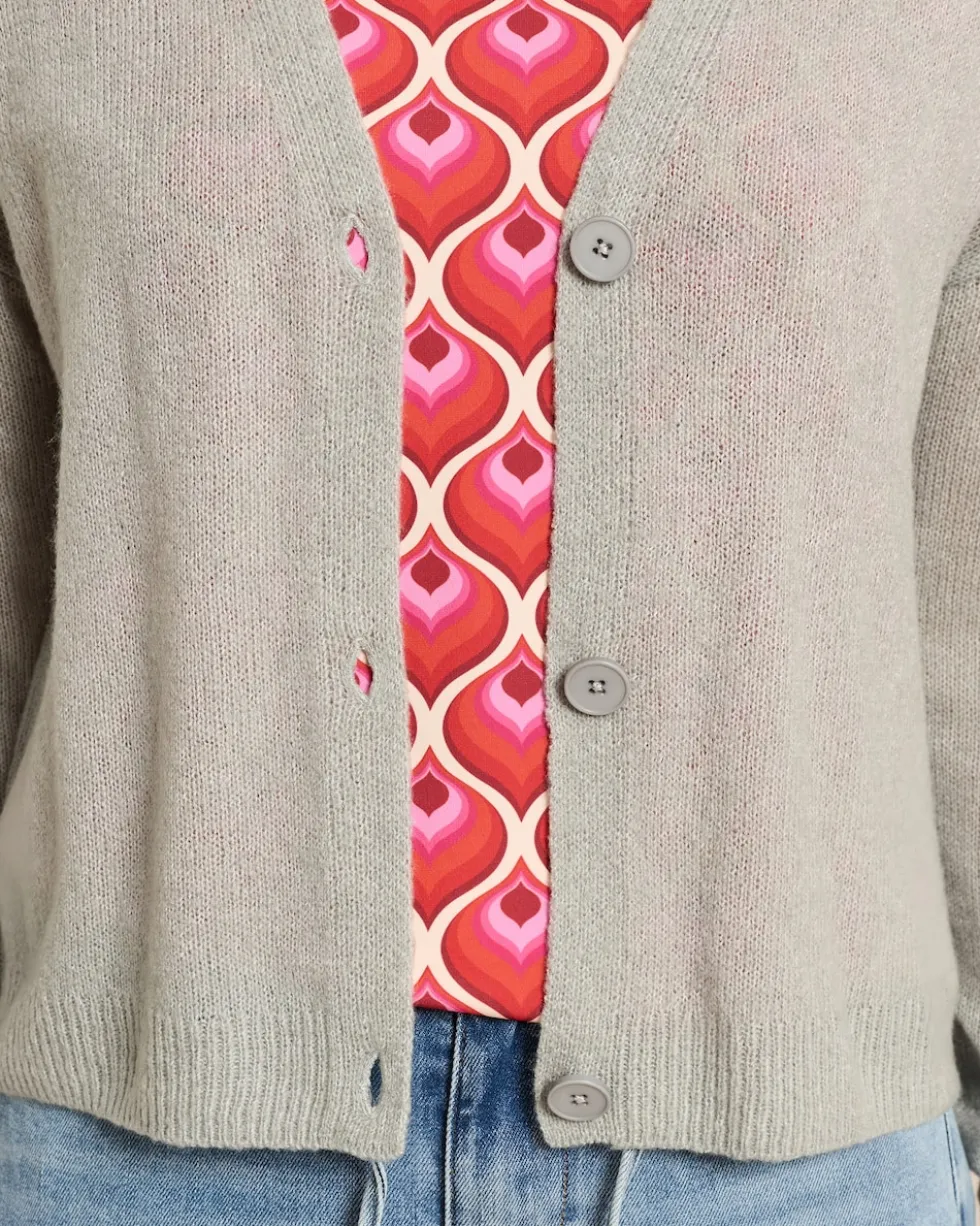 Strickjacke mit Knopfleiste