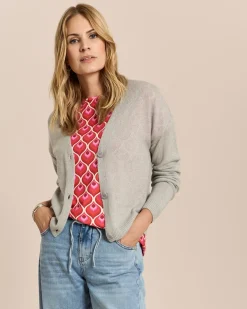 Strickjacke mit Knopfleiste