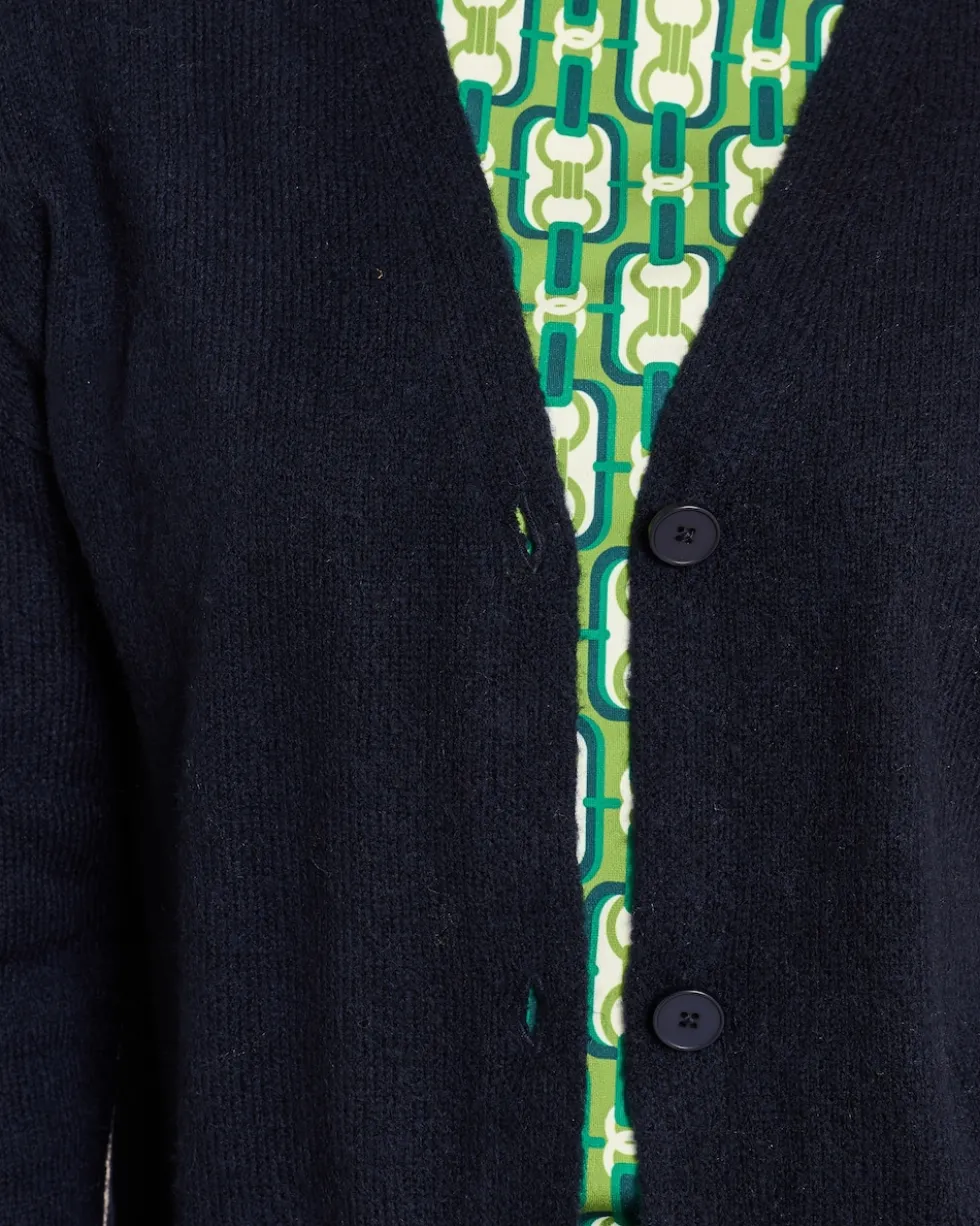 Strickjacke mit Knopfleiste