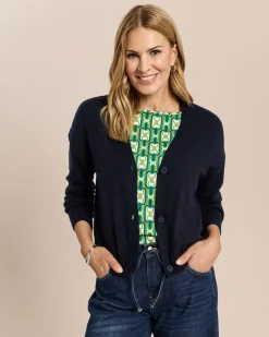 Strickjacke mit Knopfleiste