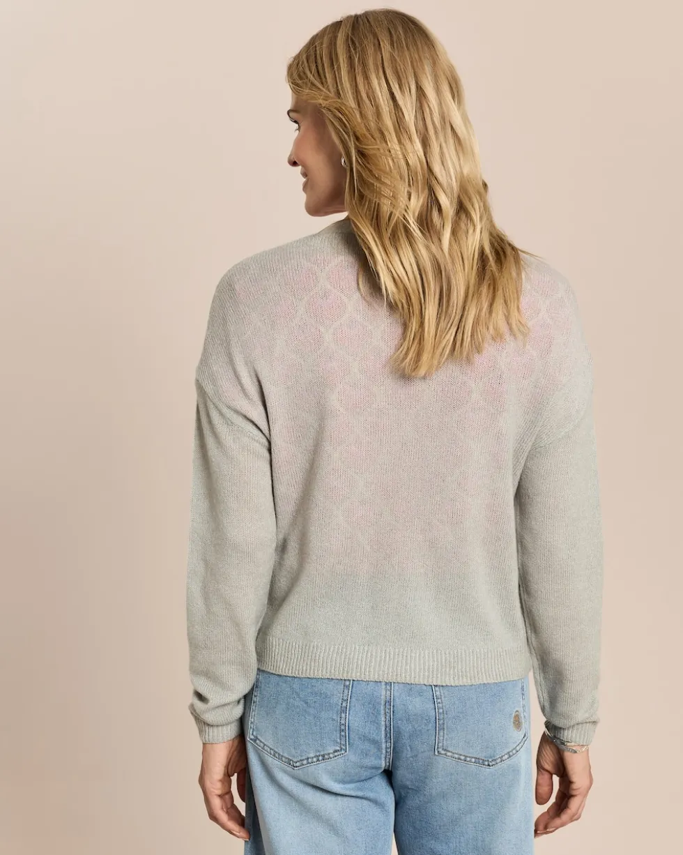 Strickjacke mit Knopfleiste