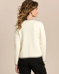 Strickjacke mit Ornament