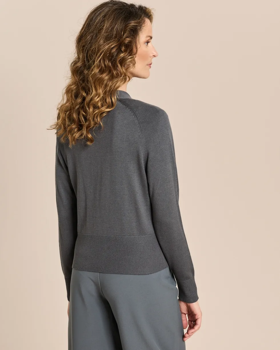 Strickjacke mit Raglanarm