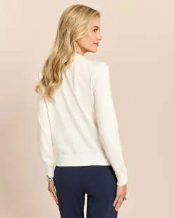 Strickjacke mit Strassknöpfen