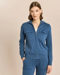 Strickjacke mit Zipper