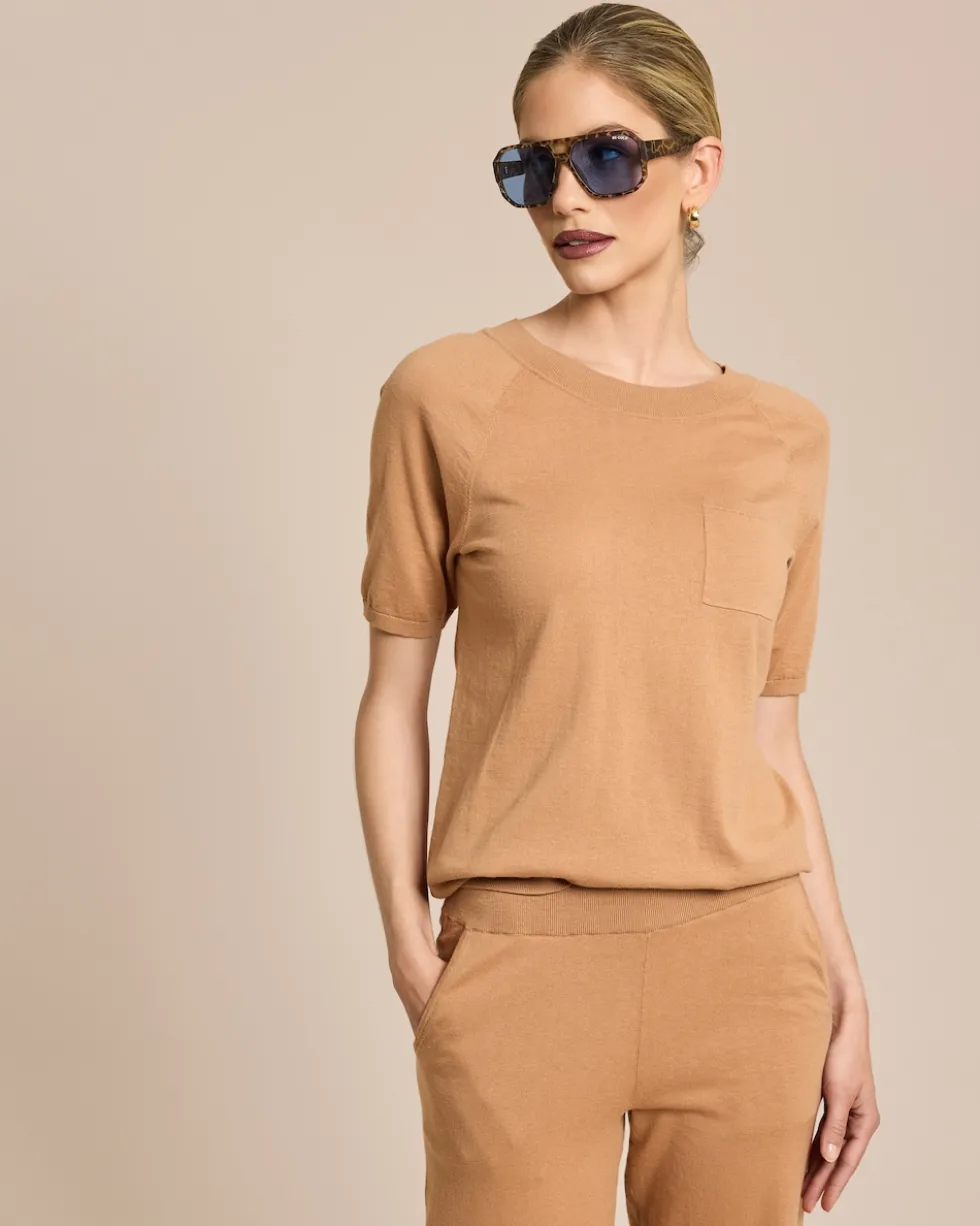 Strickshirt mit COOLMAX®-Faser