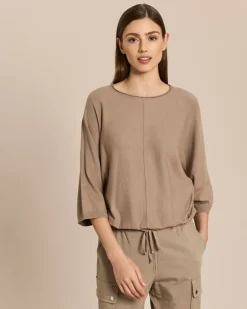 Strickshirt mit Fledermausarm
